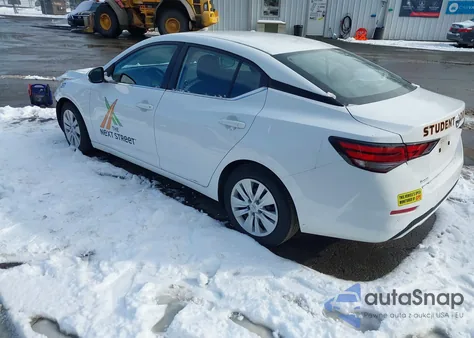 2022 Nissan Sentra S Xtronic Cvt z USA, uszkodzony, nr VIN 3N1AB8BV8NY278313